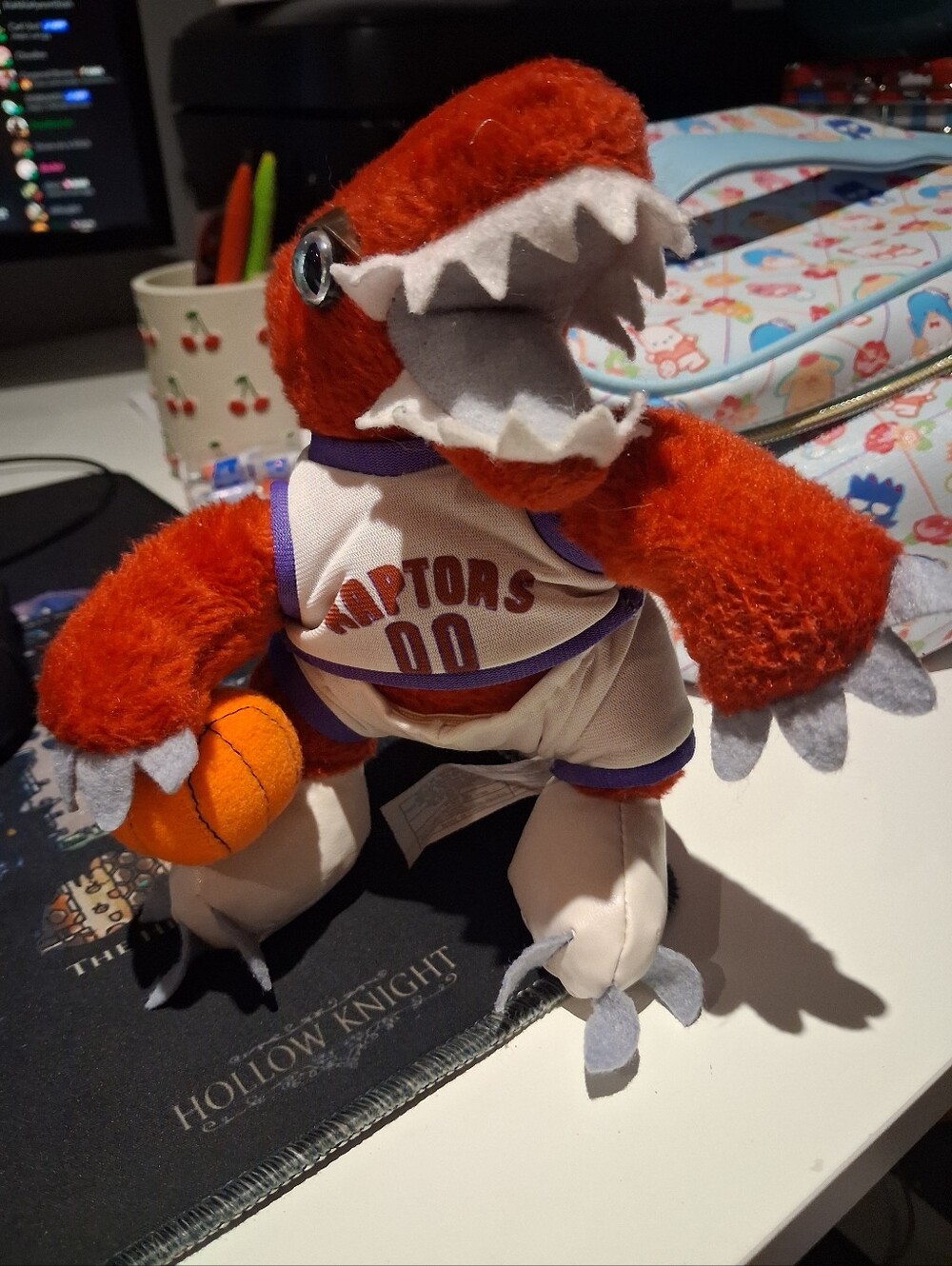 Vintage 2001 NBA Toronto Raptors Mascot 8" Plush Toy